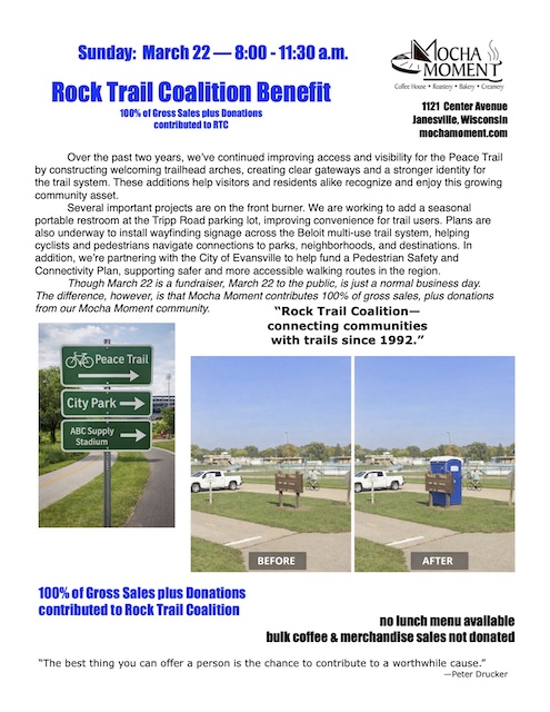 Drink Coffee. Support Trails. Look Heroic.